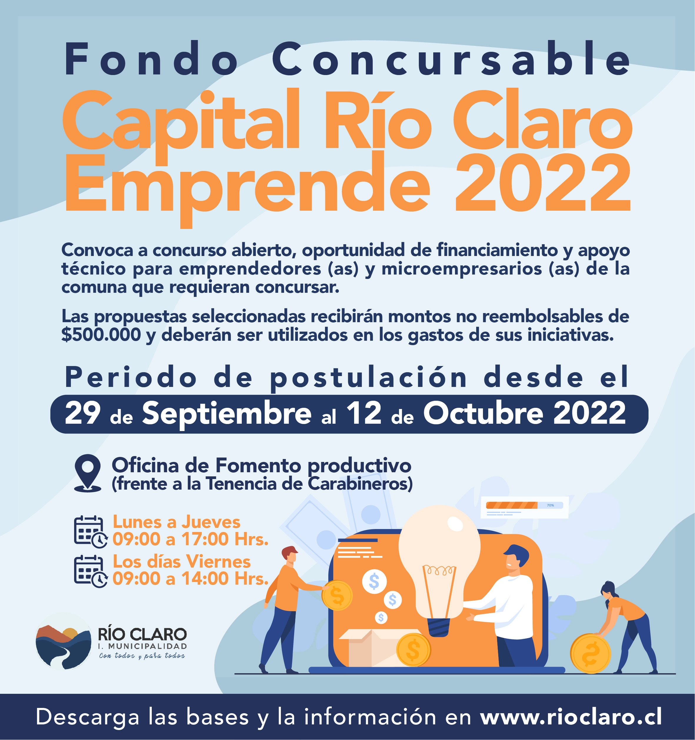 Afiche Curso Gestión De Emprendimientos